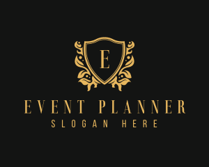 Event Decorative Shield logo design