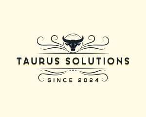 Taurus - Texas Rodeo Bull logo design