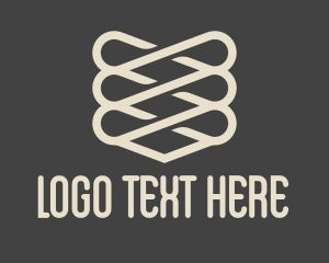Knot - Abstract Interior Design Knot logo design