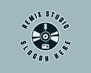 Radio Music Studio logo design