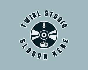 Radio Music Studio logo design