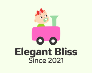 Babysit - Baby Toy Train logo design