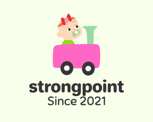 Child - Baby Toy Train logo design