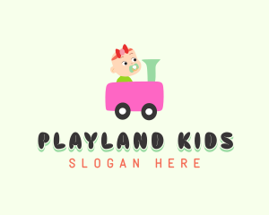 Baby Toy Train  logo design