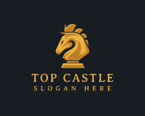 Partner - Horse Knight Chess logo design