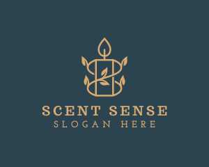 Scented Candle Spa logo design