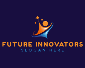 Visionary - Human Star Success logo design