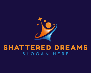 Human Star Success logo design