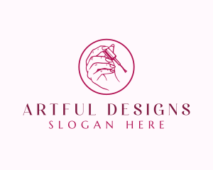 Nail Art Beauty logo design