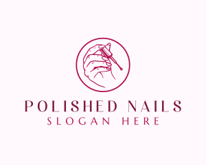 Nail Art Beauty logo design