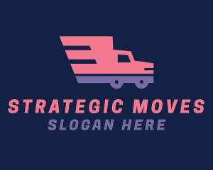 Fast Delivery Vehicle logo design