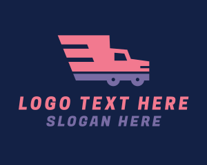 Trasportation - Fast Delivery Vehicle logo design