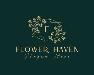 Beauty Salon Flower Boutique logo design