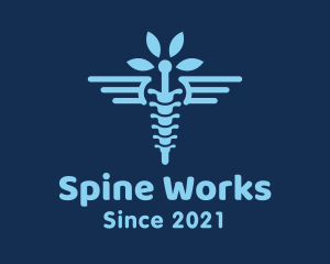 Spine - Medical Chiropractic Spine logo design