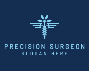 Surgeon - Medical Chiropractic Spine logo design