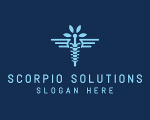 Medical Chiropractic Spine logo design