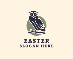 Hooter - Owl Bird Aviary logo design