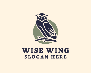 Owl - Owl Bird Aviary logo design