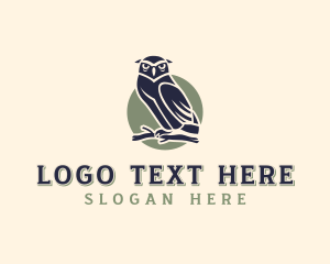 Animal - Owl Bird Aviary logo design