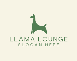 Animal Llama Alpaca logo design