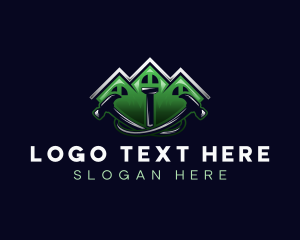 Roofing - Carpentry Roofing Hammer logo design