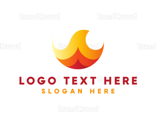 Generic Burning Flame Logo