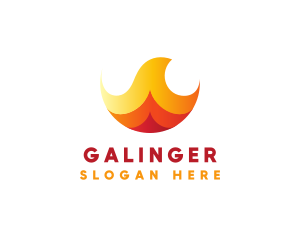 Sizzling - Generic Burning Flame logo design