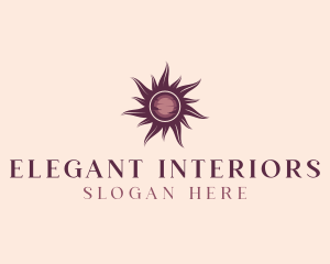 Elegant Sun Boutique logo design