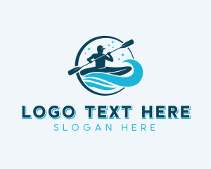 Kitesurfing - Athletic Kayaking Tournament logo design