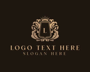 Classic - Regal Luxury Shield logo design