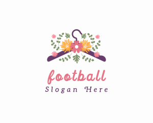 Floral Fashion Hanger Logo