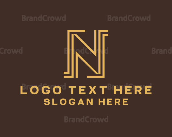 Upscale Boutique Letter N Logo