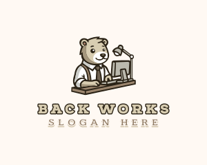 Bear Office Employee logo design