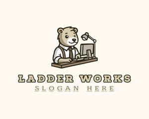 Bear Office Employee logo design