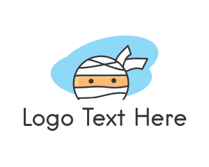 Funny - Mummy Ninja Face logo design