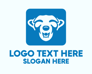 Blue Animal Icon  Logo
