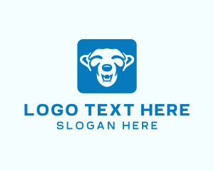 Blue Animal Icon  logo design