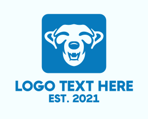 Forest Animal - Blue Animal Icon logo design