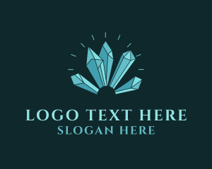 Expensive - Crystal Gem Stone logo design