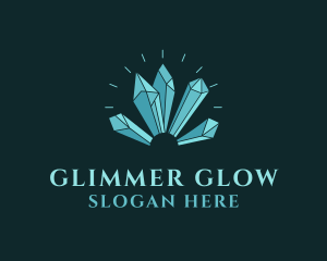 Shimmer - Crystal Gem Stone logo design