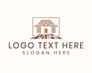 Construction - Home Flooring Tile logo design