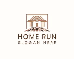 Home Flooring Tile logo design