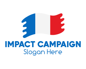 Campaign - Modern French Flag logo design