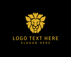 Forest - Wild Fierce Lion logo design