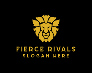 Wild Fierce Lion logo design