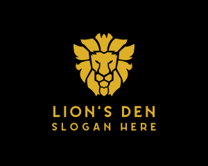 Wild Fierce Lion logo design