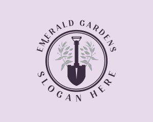 Landscaping Shovel  logo design