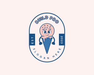 Emblem - Dessert Ice Cream logo design