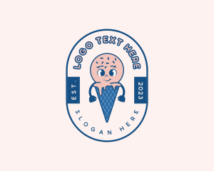 Dessert Ice Cream Logo