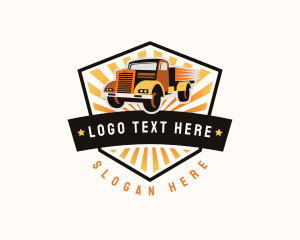 Logistics - Truck Delivery Freight logo design